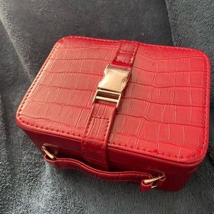 2 for 25 Bombay Company Travel Jewelry Box. “Gracie” RED NIB.